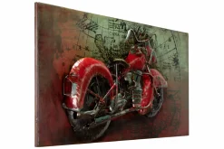 Metallbild 3D 'Eisernes Pferd' 100x50x6,5cm