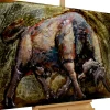 Metallbild 3D 'El Toro' 100x70x7cm