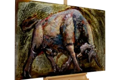 Metallbild 3D 'El Toro' 100x70x7cm