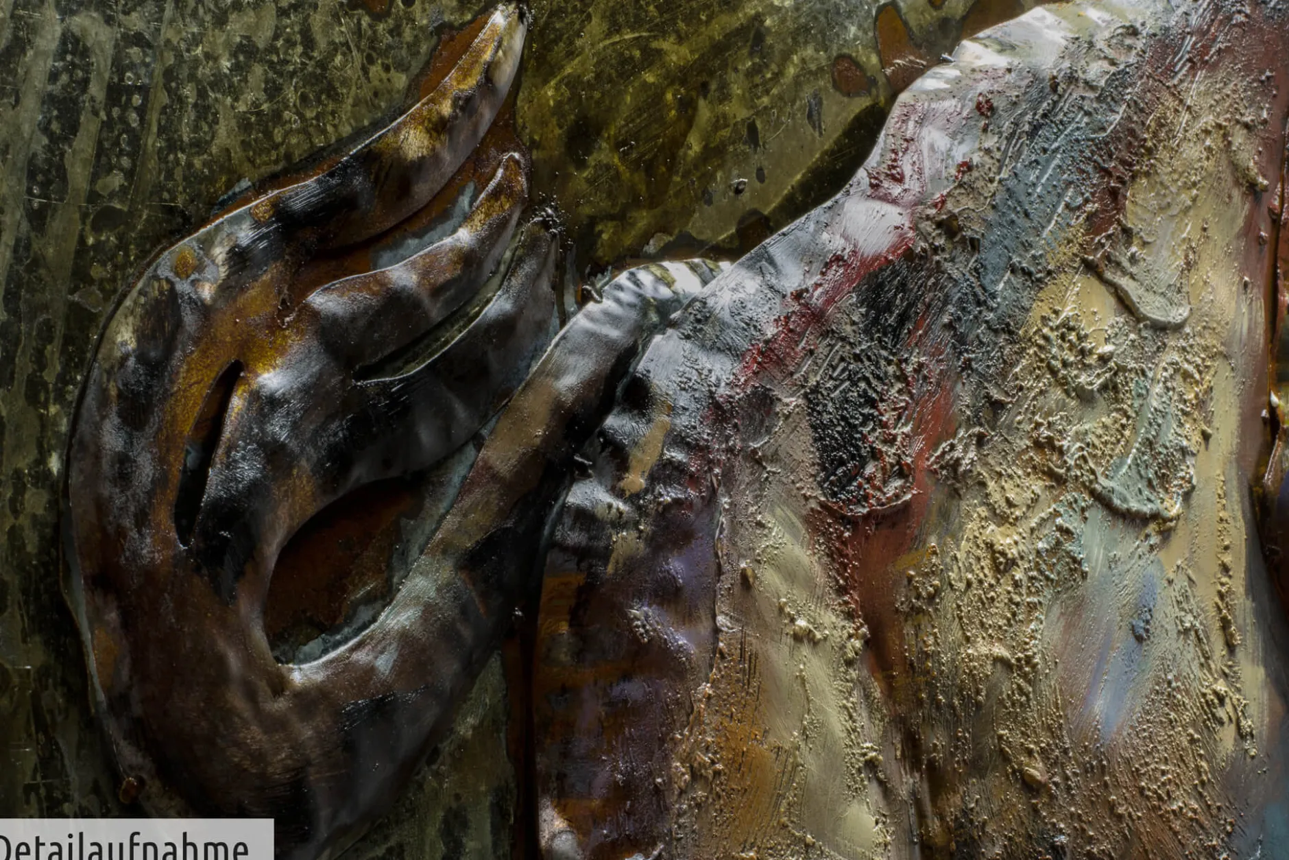 Metallbild 3D 'El Toro' 100x70x7cm