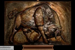 Metallbild 3D 'El Toro' 100x70x7cm