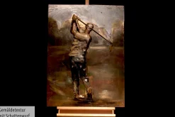Metallbild 3D 'Hole in One' 75x100x4,5cm
