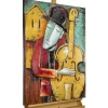 Metallbild 3D 'Mellow Jazz' 60x90x5,5cm