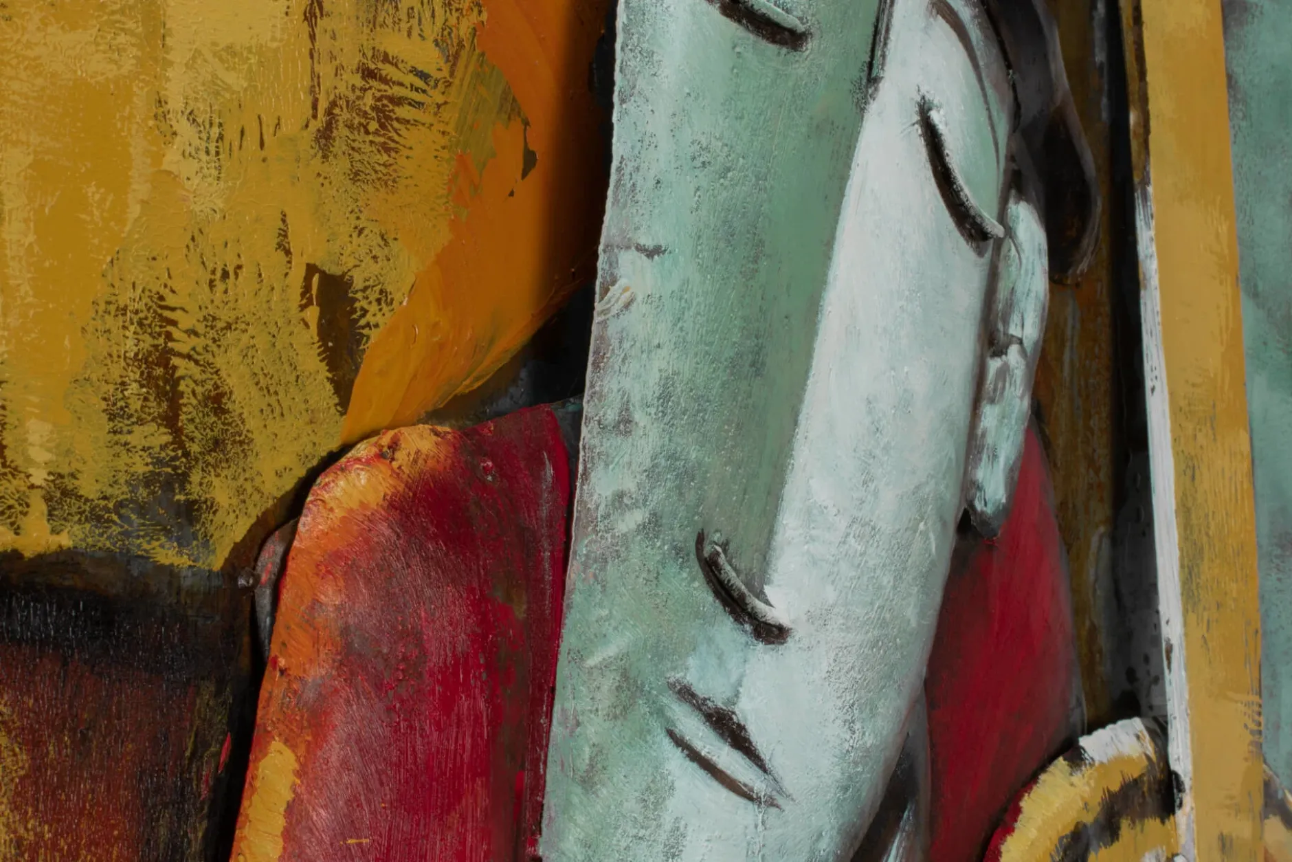 Metallbild 3D 'Mellow Jazz' 60x90x5,5cm