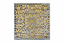 Metallbild 3D 'Mesmerizing Metal' 80x80x2,5cm