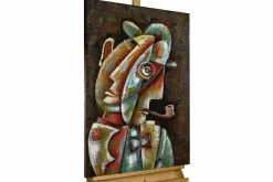Metallbild 3D 'Nacht der Zwanziger' 60x90x5,5cm