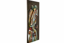 Metallbild 3D 'Nacht der Zwanziger' 60x90x5,5cm