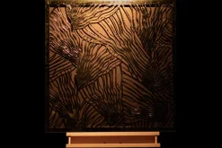 Metallbild 3D 'Nature's Praise' 80x80x2,5cm