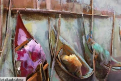 Metallbild 3D 'Nähe der Ferne' 120x40x6cm