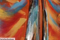Metallbild 3D 'Nubes Rojas' 60x120x5cm
