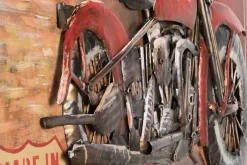 Metallbild 3D 'Rennen um den Sieg' 100x70x5cm