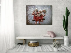 Metallbild 3D 'Same but Different' 80x60x5cm