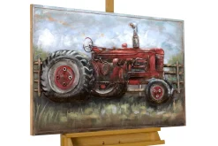 Metallbild 3D 'Schönes Landleben' 90x60x5cm
