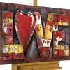 Metallbild 3D 'Schönstes Gefühl' 90x60x4cm