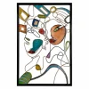 Metallbild 3D 'Secret of Colors' 60x90x2,5cm