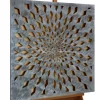 Metallbild 3D 'Shimmer Fascination' 80x80x2,5cm