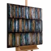 Metallbild 3D 'Sparkling Ocean' 100x70x4cm