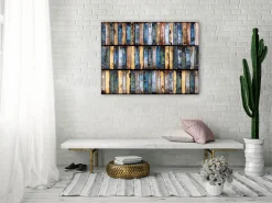 Metallbild 3D 'Sparkling Ocean' 100x70x4cm