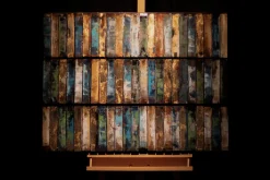 Metallbild 3D 'Sparkling Ocean' 100x70x4cm