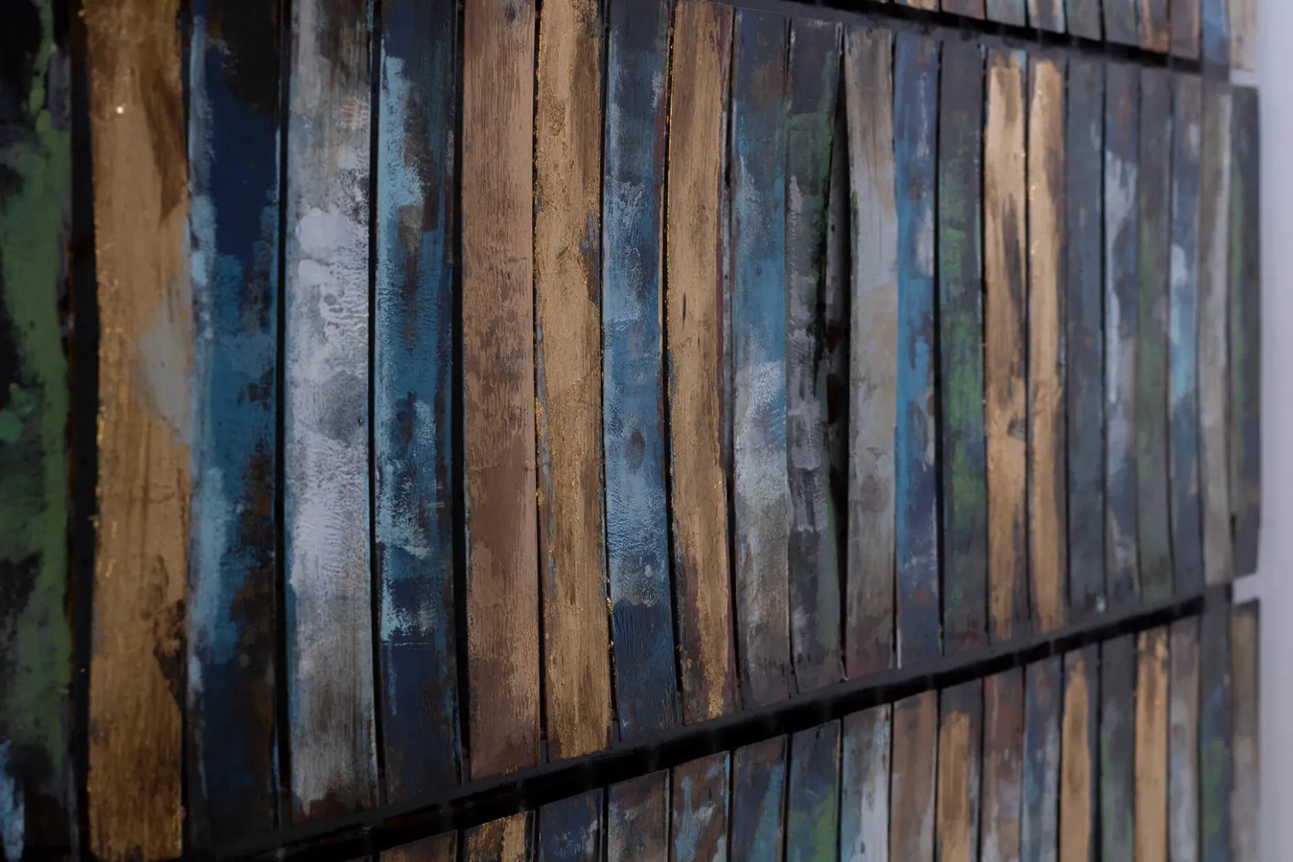 Metallbild 3D 'Sparkling Ocean' 100x70x4cm