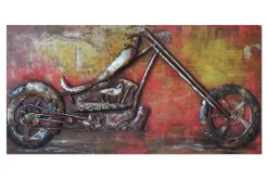 Metallbild 3D 'Spectrum of Speed' 120x60x5cm