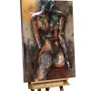 Metallbild 3D 'Undressed' 100x70x6,5cm