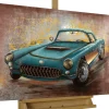 Metallbild 3D 'Vintage Traum' 90x60x5cm