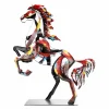 Metall Skulptur 'Feuerhengst' 52x64x16cm