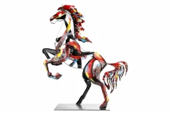 Metall Skulptur 'Feuerhengst' 52x64x16cm