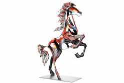 Metall Skulptur 'Feuerhengst' 52x64x16cm