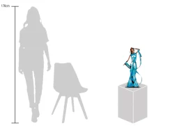 Metall Skulptur 'Goddess of the Sky' 51x23x13cm