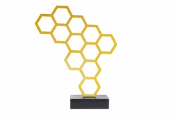 Metall Skulptur 'Goldener Honig' 53x45x11cm