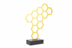 Metall Skulptur 'Goldener Honig' 53x45x11cm