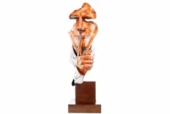 Metall Skulptur 'Keeper of Mystery' 70x20x20cm