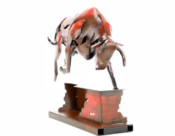 Metall Skulptur 'Power of the Bull' 39x48x12cm