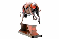 Metall Skulptur 'Power of the Bull' 39x48x12cm