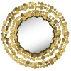 Metall Wandspiegel 'Hello Gorgeous' 68x68x6cm