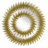 Metall Wandspiegel 'In Disguise' 72x72x3cm
