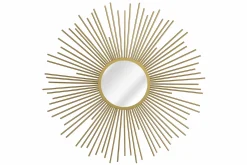 Metall Wandspiegel 'Radiant Sun' 80x80x3cm