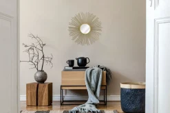 Metall Wandspiegel 'Radiant Sun' 80x80x3cm