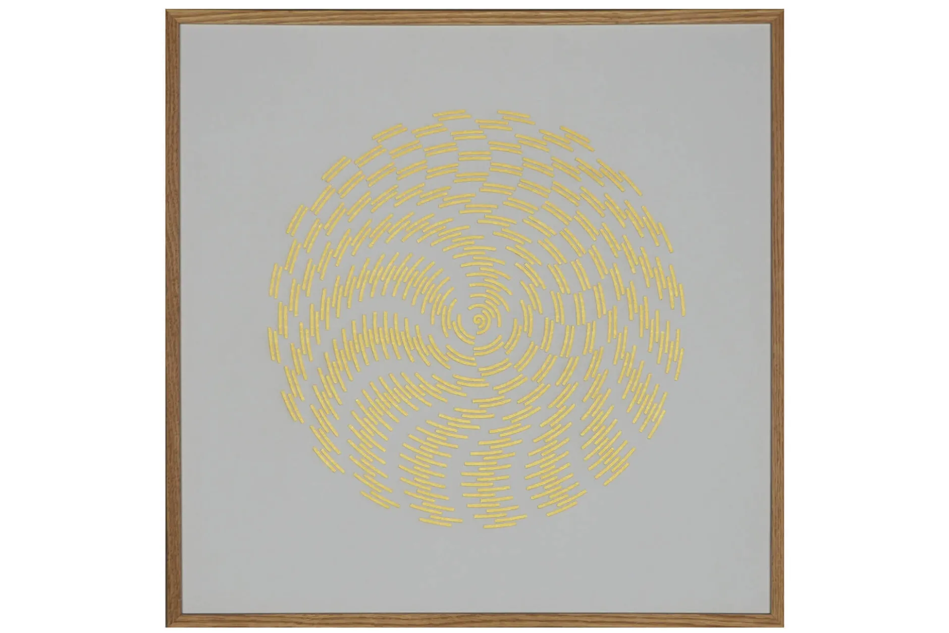 Papierkunst Wandbild 'Schneeball' 50x50cm