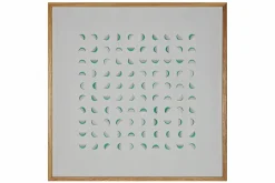 Papierkunst Wandbild 'Twisted' 50x50cm