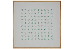 Papierkunst Wandbild 'Twisted' 50x50cm