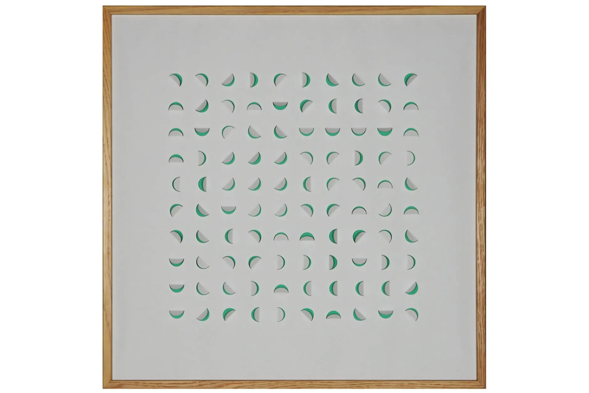 Papierkunst Wandbild 'Twisted' 50x50cm