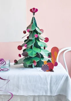 Papierskulptur 'Baum & Eichhörnchen-Set'