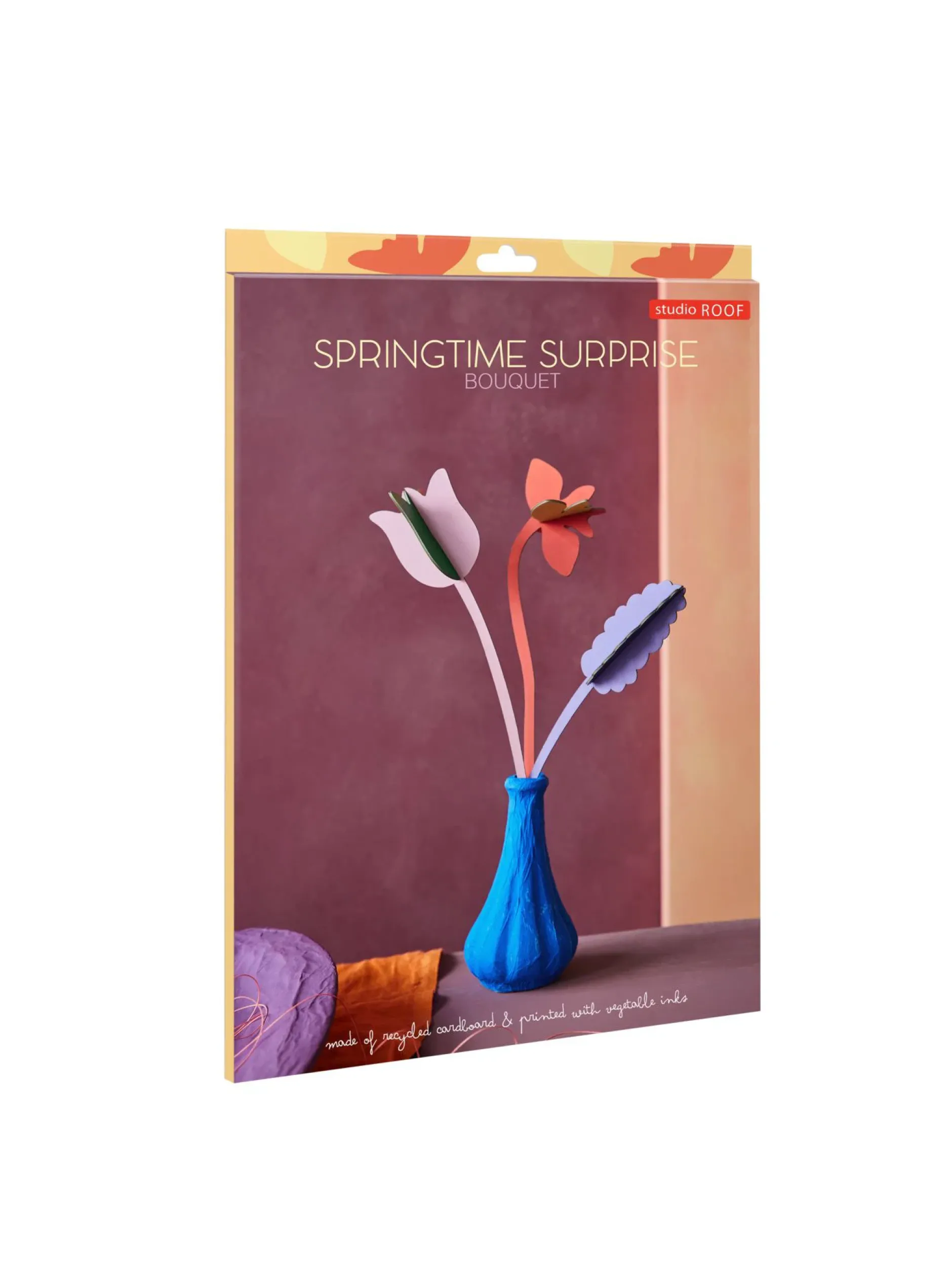 Papierskulptur 'Kräftige Blüte'