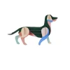 Papierskulptur 'Leuchtender Hund'