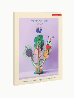 Papierskulptur 'Leuchtender Baum'