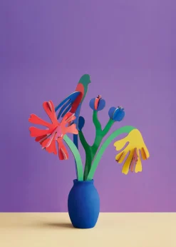 Papierskulptur 'Matisse Paper Bloom I'