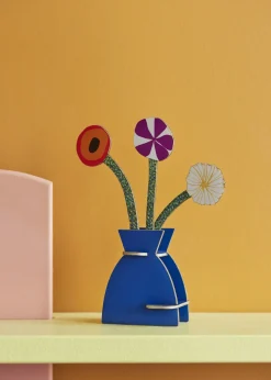 Papierskulptur 'Pop-Up Klimt-Blumen'